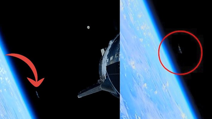 अंतरिक्ष में ये क्या था? SpaceX की LIVE स्ट्रीम में दिखा अजीब निशान, UFO को लेकर छिड़ी चर्चा