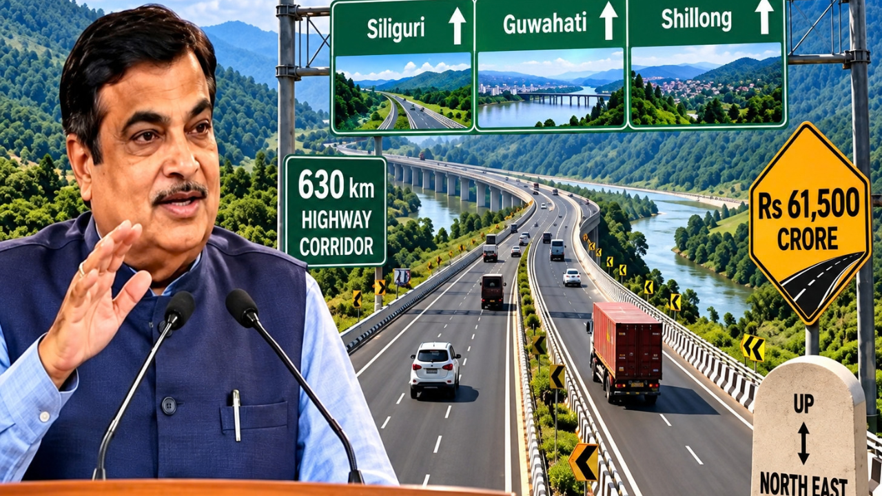 ₹61500 करोड़ की लागत, 630 KM हाईवे कॉरिडोर...UP से ऐसे जुड़ेगा नॉर्थ-ईस्ट, बनेगा लाइफलाइन ₹61500 करोड़ की लागत, 630 KM हाईवे कॉरिडोर...UP से ऐसे जुड़ेगा नॉर्थ-ईस्ट, बनेगा लाइफलाइन
