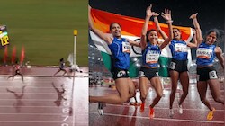 दिल की धड़कनें बढ़ा देने वाला रेस: 4x400 रिले में पिछड़ने के बाद भारत की बेटियों ने कैसे पलटी बाजी? जीता गोल्ड; VIDEO
