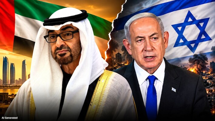 नेतन्याहू अबू धाबी पहुंचे तो एक-एक कर उतरने लगे कई देशों के विमान, फिर हुई खुफिया बैठक... UAE में क्या पक रहा है?