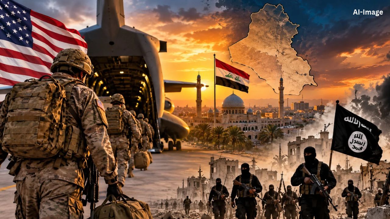 Explainer: इराक से 23 साल बाद बोरिया-बिस्तर समेट रहा अमेरिका! क्या फिर सिर उठाएगा ISIS या ईरान का कब्जा तय? Explainer: इराक से 23 साल बाद बोरिया-बिस्तर समेट रहा अमेरिका! क्या फिर सिर उठाएगा ISIS या ईरान का कब्जा तय?