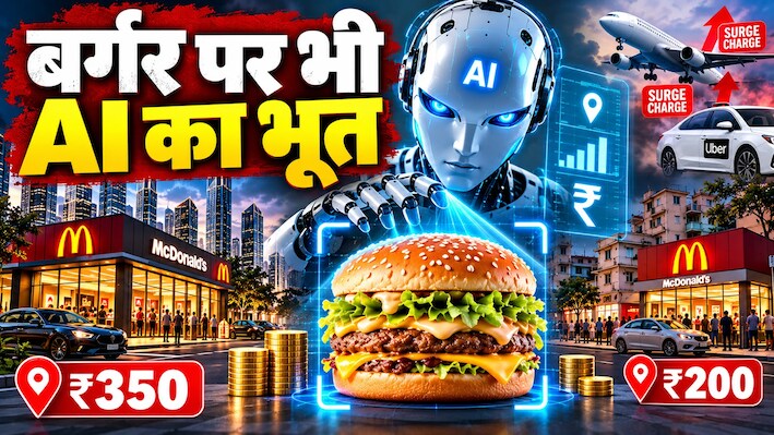 कैब-फ्लाइट के बाद अब बर्गर पर भी सरचार्ज! McDonald's आपके एरिया को देखकर तय करेगा बर्गर का रेट
