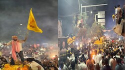 EWS आरक्षण की मांग को लेकर रविंद्र भाटी का शक्ति प्रदर्शन खत्म, जोधपुर में देर रात 2 बजे गाड़ी पर चढ़ लहाराया झंडा 