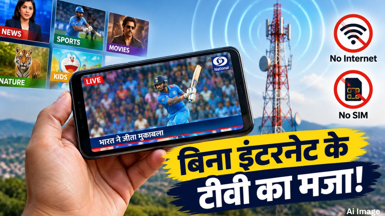 न इंटरनेट चाहिए, न Sim! अब फोन पर सीधे चलेगा Live TV, सरकार ला रही D2M, जानिए क्या है नई टेक्नोलॉजी न इंटरनेट चाहिए, न Sim! अब फोन पर सीधे चलेगा Live TV, सरकार ला रही D2M, जानिए क्या है नई टेक्नोलॉजी