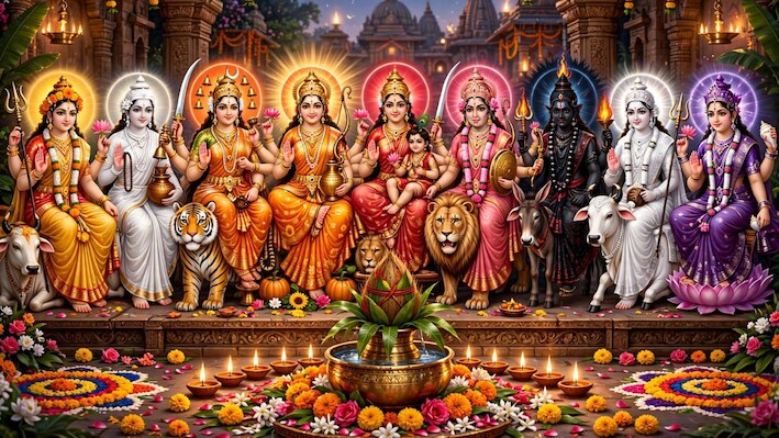 Navratri 2026: नवरात्र किस तारीख से प्रारंभ हैं? घटस्‍थापना के साथ जानें 9 दिन की 9 देवियां और शुभ रंग   