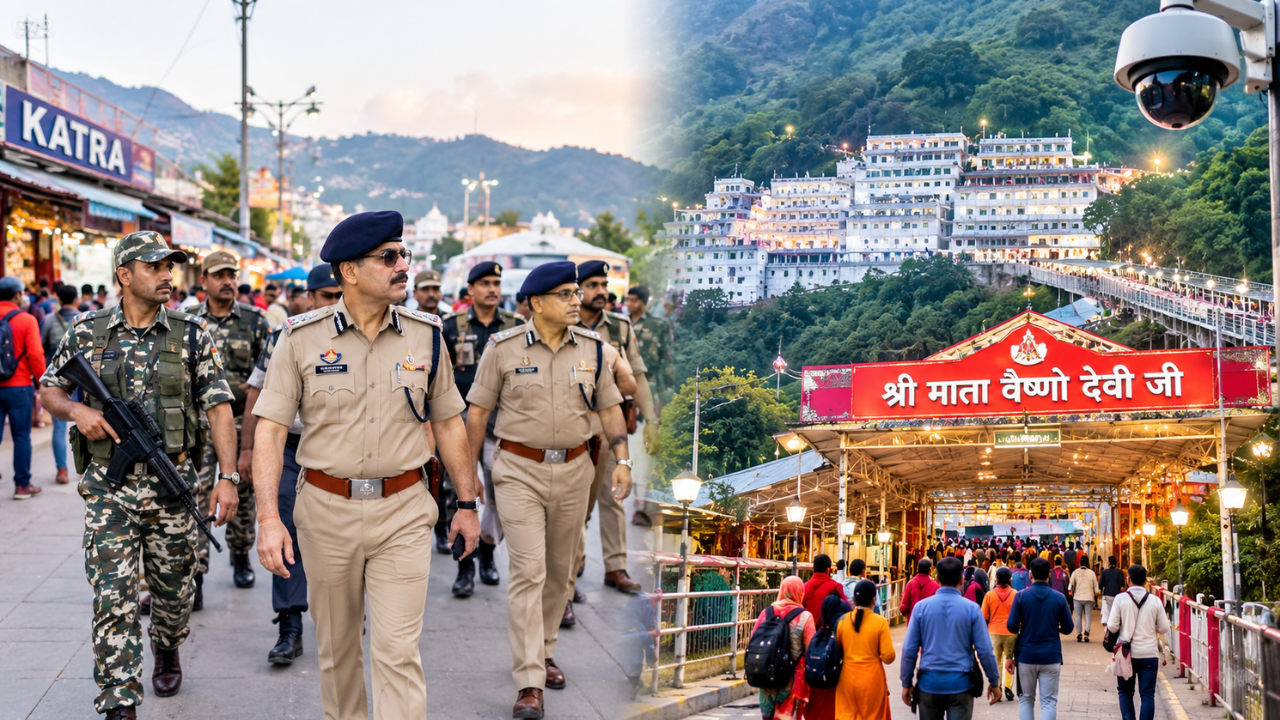 कटड़ा से भवन तक सुरक्षा का कड़ा पहरा, नवरात्र महोत्सव के लिए री-वेरिफिकेशन और CCTV से पैनी नजर कटड़ा से भवन तक सुरक्षा का कड़ा पहरा, नवरात्र महोत्सव के लिए री-वेरिफिकेशन और CCTV से पैनी नजर