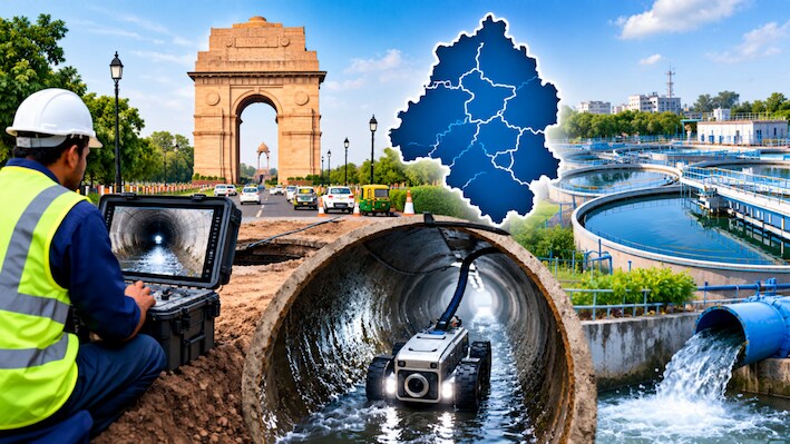 Delhi जल बोर्ड बदलेगा सीवर सिस्टम: 8 जोन में बंटेगी राजधानी, रोबोट से होगी सीवर की सफाई