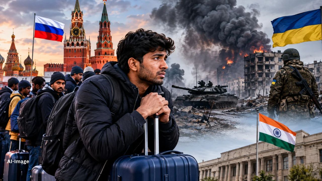 रूस में लाखों की नौकरी या मौत का जाल? यूक्रेन युद्ध के बीच MEA की भारतीयों को सख्त एडवाइजरी रूस में लाखों की नौकरी या मौत का जाल? यूक्रेन युद्ध के बीच MEA की भारतीयों को सख्त एडवाइजरी
