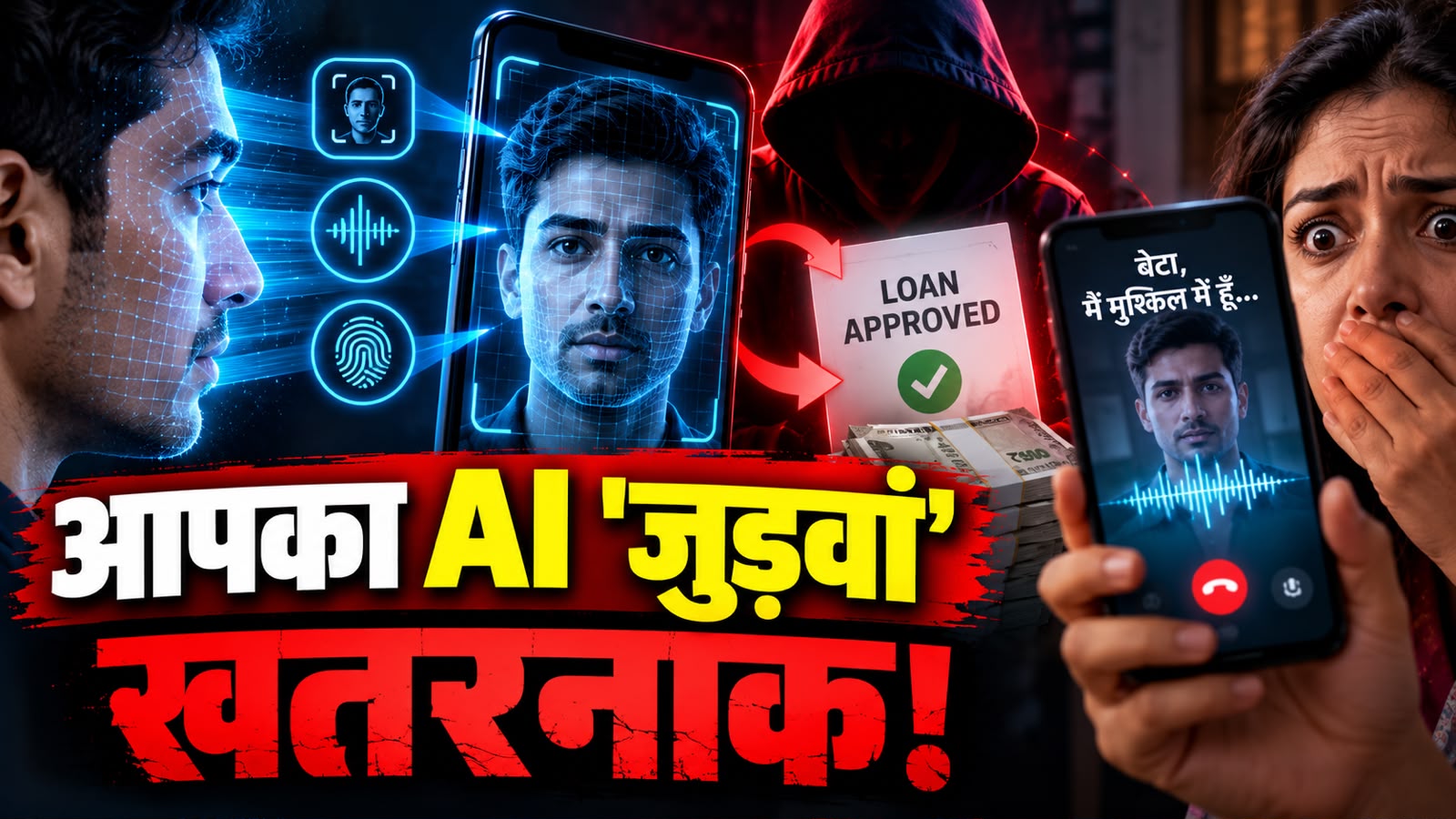 आपका चेहरा, आपकी आवाज और आपकी ही तबाही! जानिए कैसे दयालु लोगों को निशाना बना रहा है वायरल 30-Minute AI Loan Scam आपका चेहरा, आपकी आवाज और आपकी ही तबाही! जानिए कैसे दयालु लोगों को निशाना बना रहा है वायरल 30-Minute AI Loan Scam