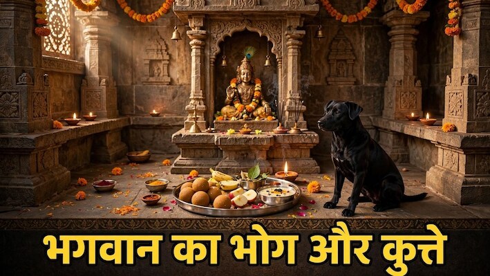 Puja Path: भगवान को भोग लगाने के बाद उसे कुत्ता खा ले तो यह शुभ या अशुभ, क्या इसके पीछे छिपा है कोई रहस्य?