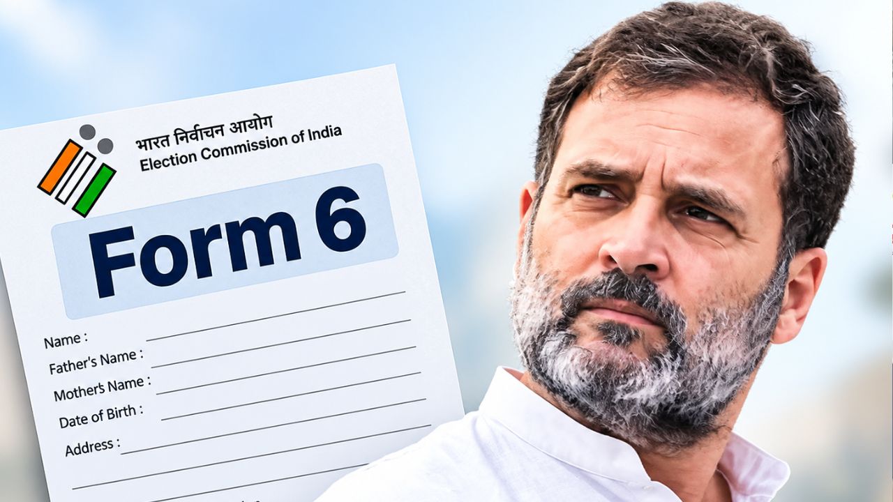 फॉर्म 6 पर बवाल: किसने दिया आदेश? राहुल गांधी ने EC से पूछा सवाल फॉर्म 6 पर बवाल: किसने दिया आदेश? राहुल गांधी ने EC से पूछा सवाल