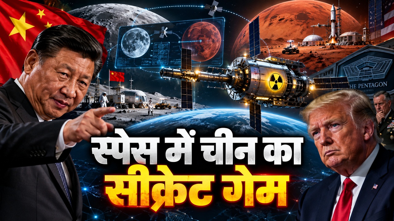 चांद-मंगल का AI नक्शा और अंतरिक्ष में न्यूक्लियर प्लांट: जिनपिंग के स्पेस प्लान से ट्रंप-पेंटागन परेशान चांद-मंगल का AI नक्शा और अंतरिक्ष में न्यूक्लियर प्लांट: जिनपिंग के स्पेस प्लान से ट्रंप-पेंटागन परेशान