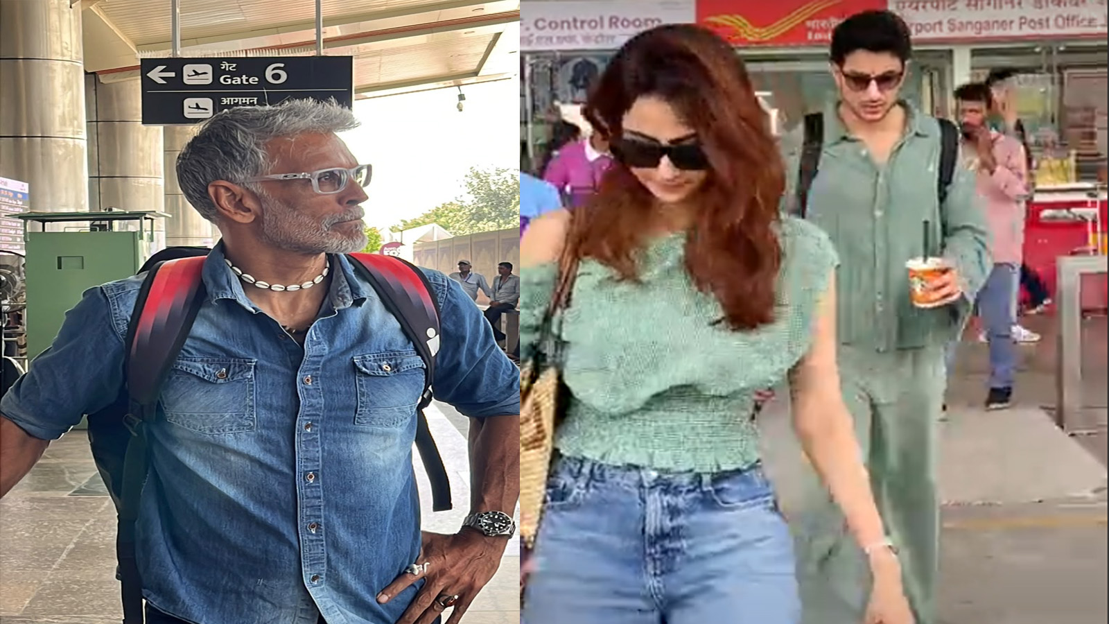 जयपुर एयरपोर्ट पर दिखा स्टार्स का जलवा: एक साथ दिखे पलक-इब्राहिम, टाइगर सफारी के लिए आए राजस्थान जयपुर एयरपोर्ट पर दिखा स्टार्स का जलवा: एक साथ दिखे पलक-इब्राहिम, टाइगर सफारी के लिए आए राजस्थान