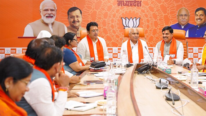 कांग्रेस के गढ़ में सेंध लगाने का BJP का मास्टर प्लान: MP की उन 66 सीटों पर फोकस, जहां मिली थी हार; 24 विधानसभा में अंतर 5000 से भी कम