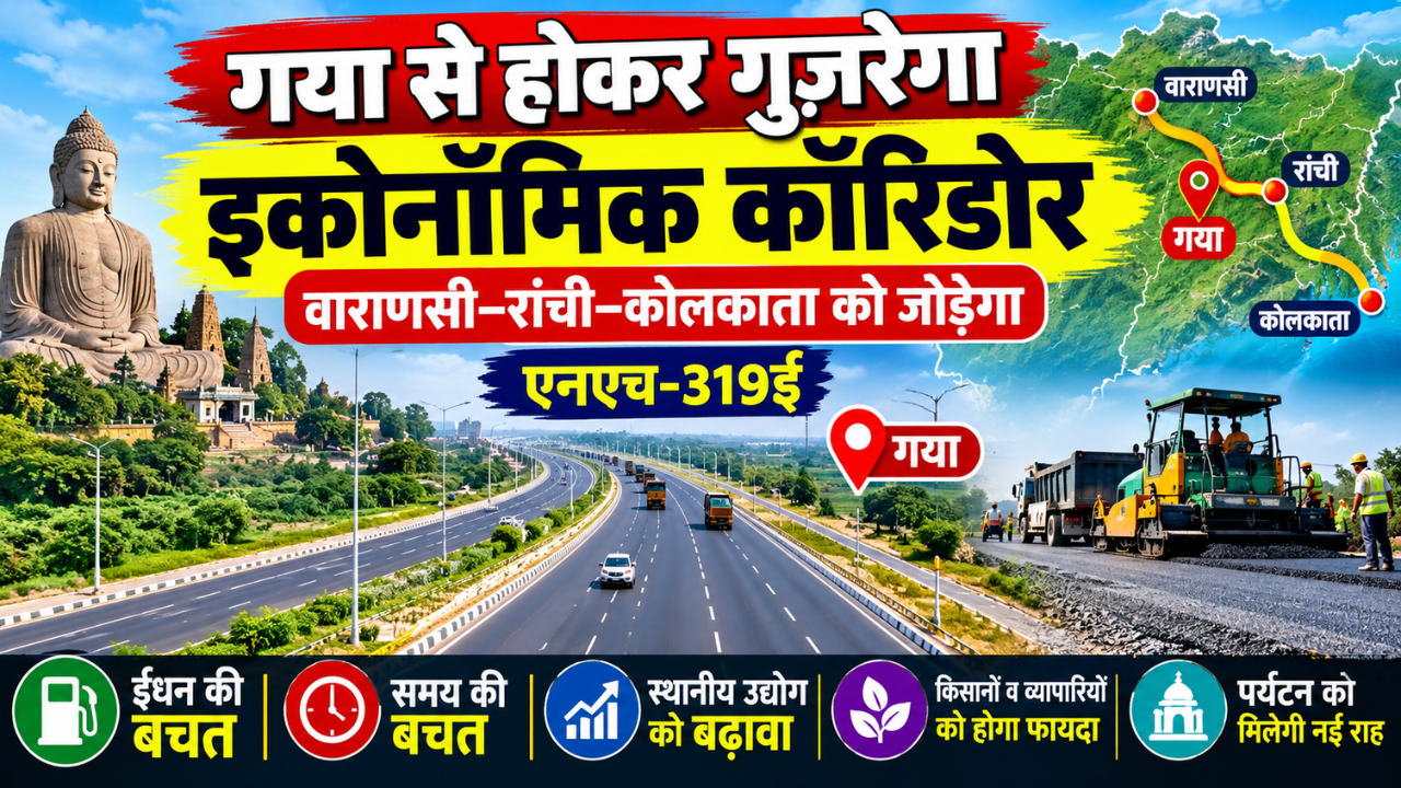 वाराणसी से कोलकाता वाया रांची एक्सप्रेसवे: अगले साल जून से भर सकेंगे फर्राटा, 800KM लंबे कॉरिडोर का 33.5KM बिहार से गुजरेगा वाराणसी से कोलकाता वाया रांची एक्सप्रेसवे: अगले साल जून से भर सकेंगे फर्राटा, 800KM लंबे कॉरिडोर का 33.5KM बिहार से गुजरेगा