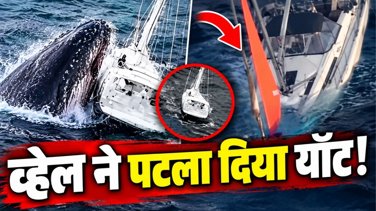 चारों तरफ समंदर...6 भीमकाय व्हेलों ने पलट दी 52 फीट लंबी नाव, 17 घंटे तक मौत के जबड़े में फंसे 4 नाविक; कैसे बची जान? चारों तरफ समंदर...6 भीमकाय व्हेलों ने पलट दी 52 फीट लंबी नाव, 17 घंटे तक मौत के जबड़े में फंसे 4 नाविक; कैसे बची जान?