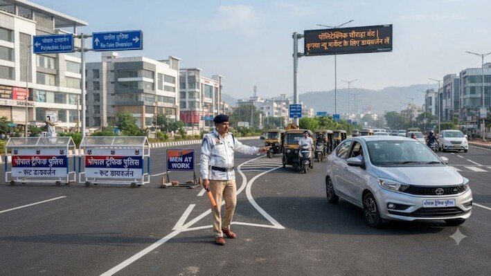 अमित शाह का भोपाल दौरा: डायवर्ट रहेंगे ये रास्ते, यात्री बसों के रूट में बड़ा बदलाव; जाम से बचने के लिए देखें पूरा प्लान, हेल्पलाइन नंबर जारी