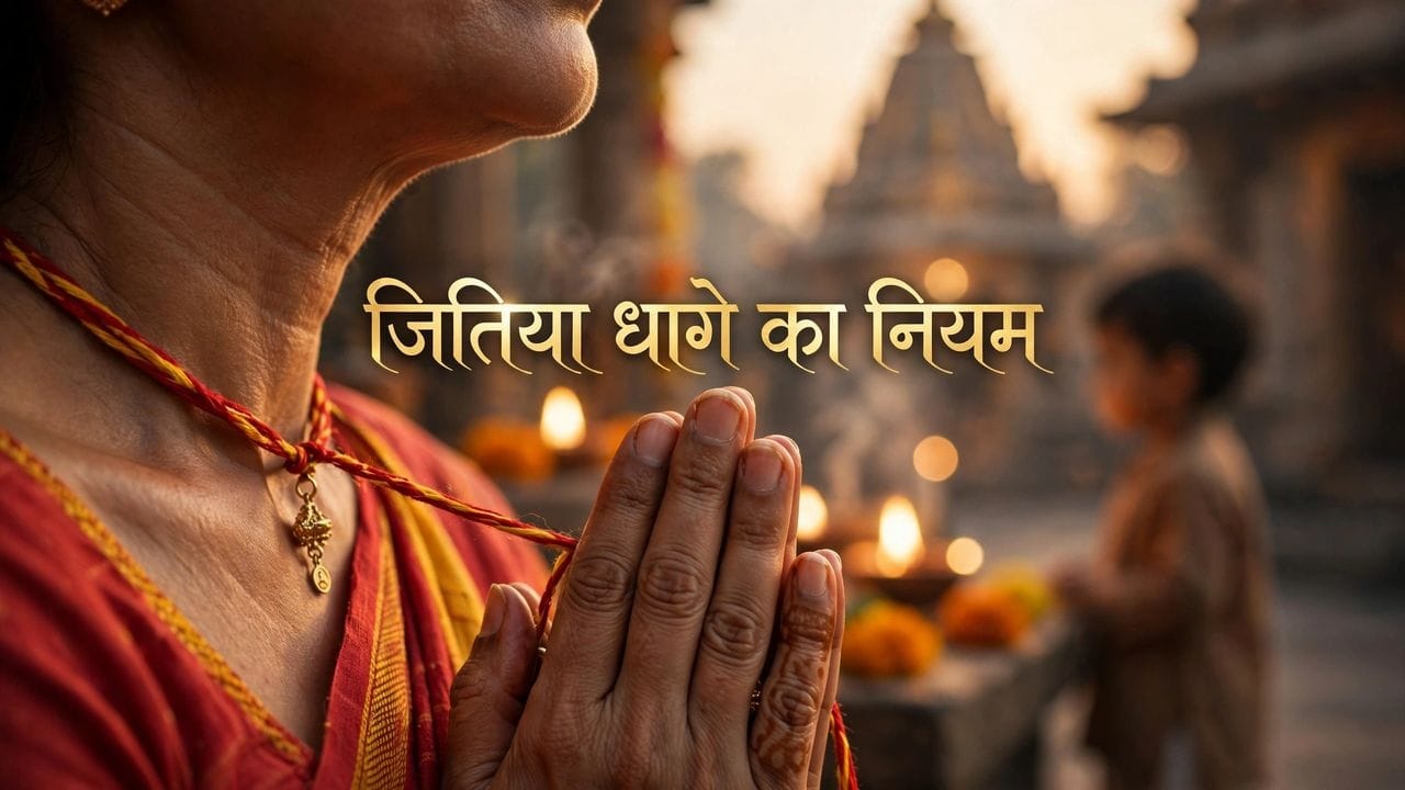 Jitiya 2026: जितिया व्रत में माताएं धारण करती हैं जिउतिया धागा, पारण के बाद क्या है इसे उतारने और विसर्जन से जुड़े नियम? Jitiya 2026: जितिया व्रत में माताएं धारण करती हैं जिउतिया धागा, पारण के बाद क्या है इसे उतारने और विसर्जन से जुड़े नियम?