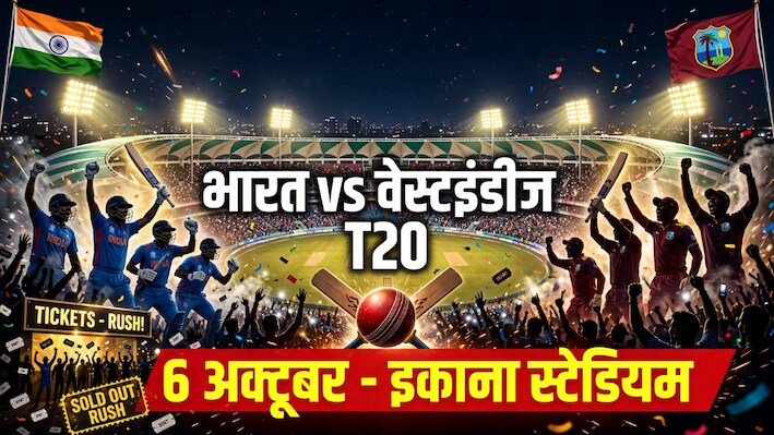 इकाना में लौटेगा 2018 का रोमांच! रोहित ने तब उड़ाए थे वेस्टइंडीज के होश, 6 अक्टूबर को फिर T20 मुकाबला