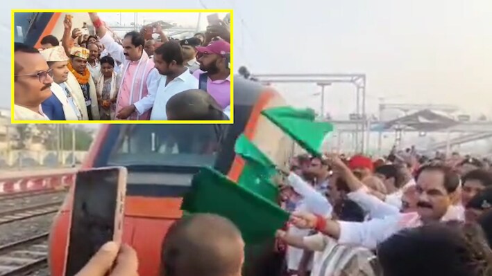 गांधी जयंती पर दरभंगा को बड़ी सौगात: लहेरियासराय स्टेशन पर रुकेगी नमो भारत ट्रेन, सांसद ने दिखाई हरी झंडी