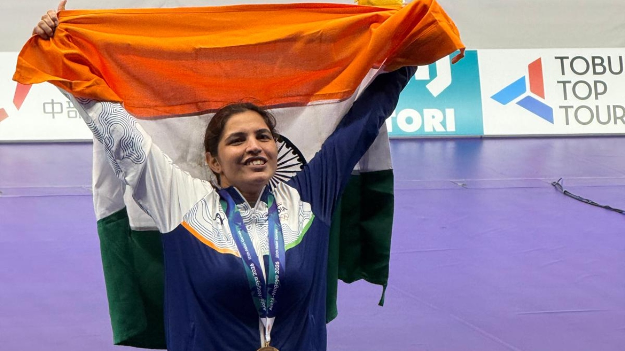 डबल गोल्ड के बाद सम्मान भी डबल: एशियन गेम्स क्लोजिंग सेरेमनी में भारत की ध्वजवाहक होंगी नीरू ढांडा, जापान में जीते 3 मेडल डबल गोल्ड के बाद सम्मान भी डबल: एशियन गेम्स क्लोजिंग सेरेमनी में भारत की ध्वजवाहक होंगी नीरू ढांडा, जापान में जीते 3 मेडल