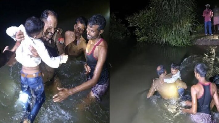 मौत के मुंह से खींच लाई खाकी: पांडु नदी के बीच तेज बहाव में पलटी 12 लोगों से भरी नाव, थाना प्रभारी की दिलेरी से टली बड़ी त्रासदी
