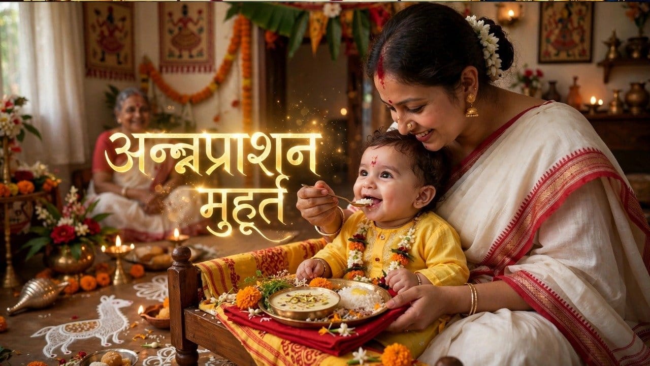 अक्टूबर से दिसंबर तक... अन्नप्राशन के लिए कितने शुभ मुहूर्त, यहां देखें लिस्ट अक्टूबर से दिसंबर तक... अन्नप्राशन के लिए कितने शुभ मुहूर्त, यहां देखें लिस्ट