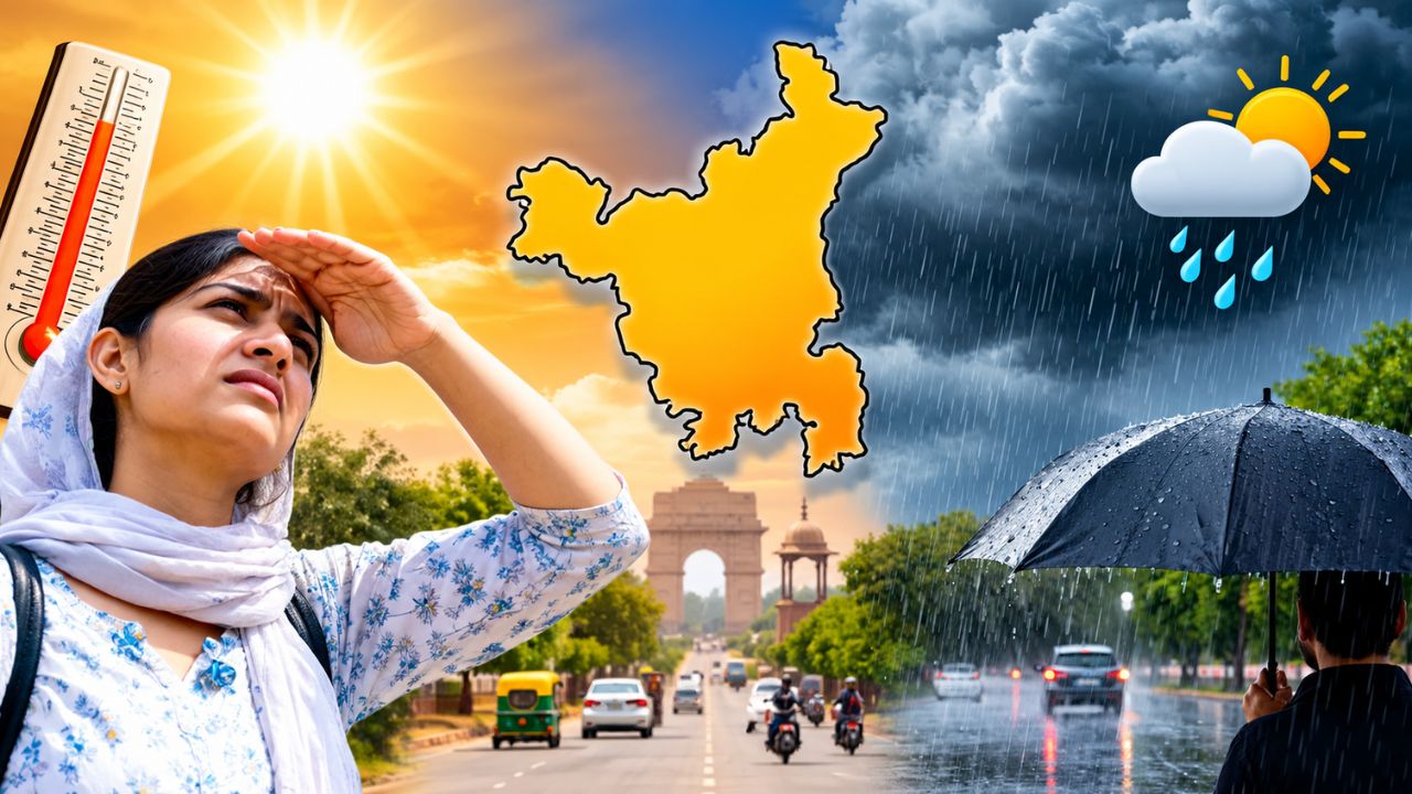 Haryana Weather: अक्टूबर में चढ़ा पारा, हरियाणा में अगले 5 दिन मौसम रहेगा शुष्क; 7-8 अक्टूबर को बारिश संभव Haryana Weather: अक्टूबर में चढ़ा पारा, हरियाणा में अगले 5 दिन मौसम रहेगा शुष्क; 7-8 अक्टूबर को बारिश संभव