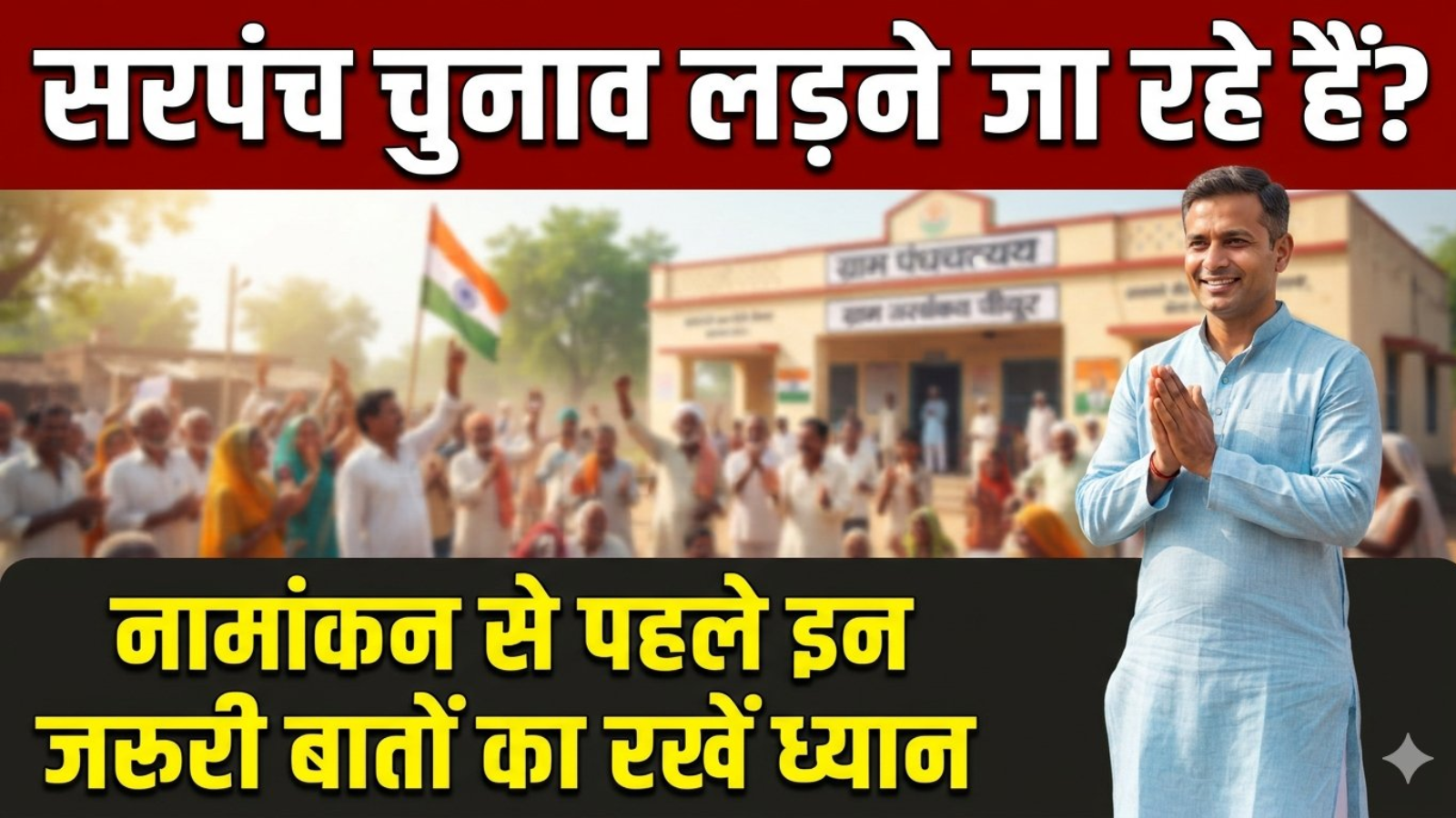 राजस्थान पंचायत चुनाव 2026: सरपंच का पर्चा भरने से पहले देख लें ये चेकलिस्ट, एक गलती से खारिज हो सकता है फॉर्म राजस्थान पंचायत चुनाव 2026: सरपंच का पर्चा भरने से पहले देख लें ये चेकलिस्ट, एक गलती से खारिज हो सकता है फॉर्म