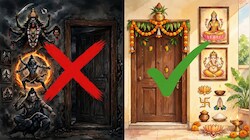 Vastu Tips: क्या आपने भी मेन गेट पर लगाई है देवी-देवताओं के उग्र स्वरूप की तस्वीर, घर पर क्या पड़ता है इसका असर?
