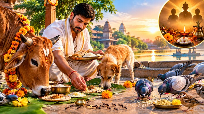 क्या आपके शहर में भी नहीं मिल रहा कौवा? जानिए किन 4 जीवों को भोजन कराने से पितरों को मिलेगी तृप्ति