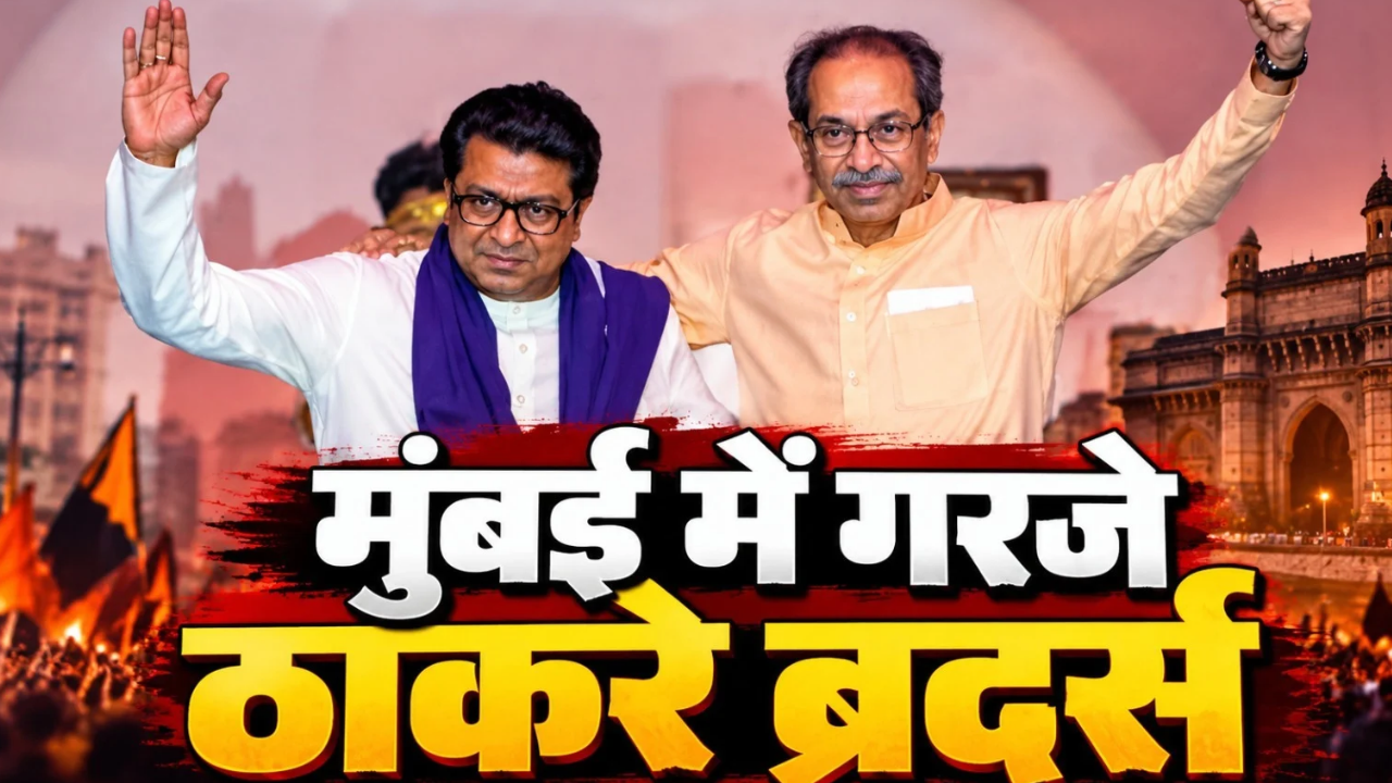 'पहले ही कह रहा था कुछ तो गड़बड़ है...', वोट चोरी के खिलाफ ठाकरे ब्रदर्स की हुंकार, ज्ञानेश कुमार पर प्रहार 'पहले ही कह रहा था कुछ तो गड़बड़ है...', वोट चोरी के खिलाफ ठाकरे ब्रदर्स की हुंकार, ज्ञानेश कुमार पर प्रहार