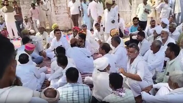 जैसलमेर में सिंचाई पानी का संकट: 4 दिन से सूखी पड़ी नहर, जीरो हेड पर किसानों का धरना जारी