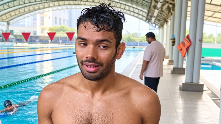 Haryana के दृष्टिबाधित तैराक हिमांशु नांदल की उड़ान, Asian Para Games में भारत के लिए पदक जीतने का लक्ष्य