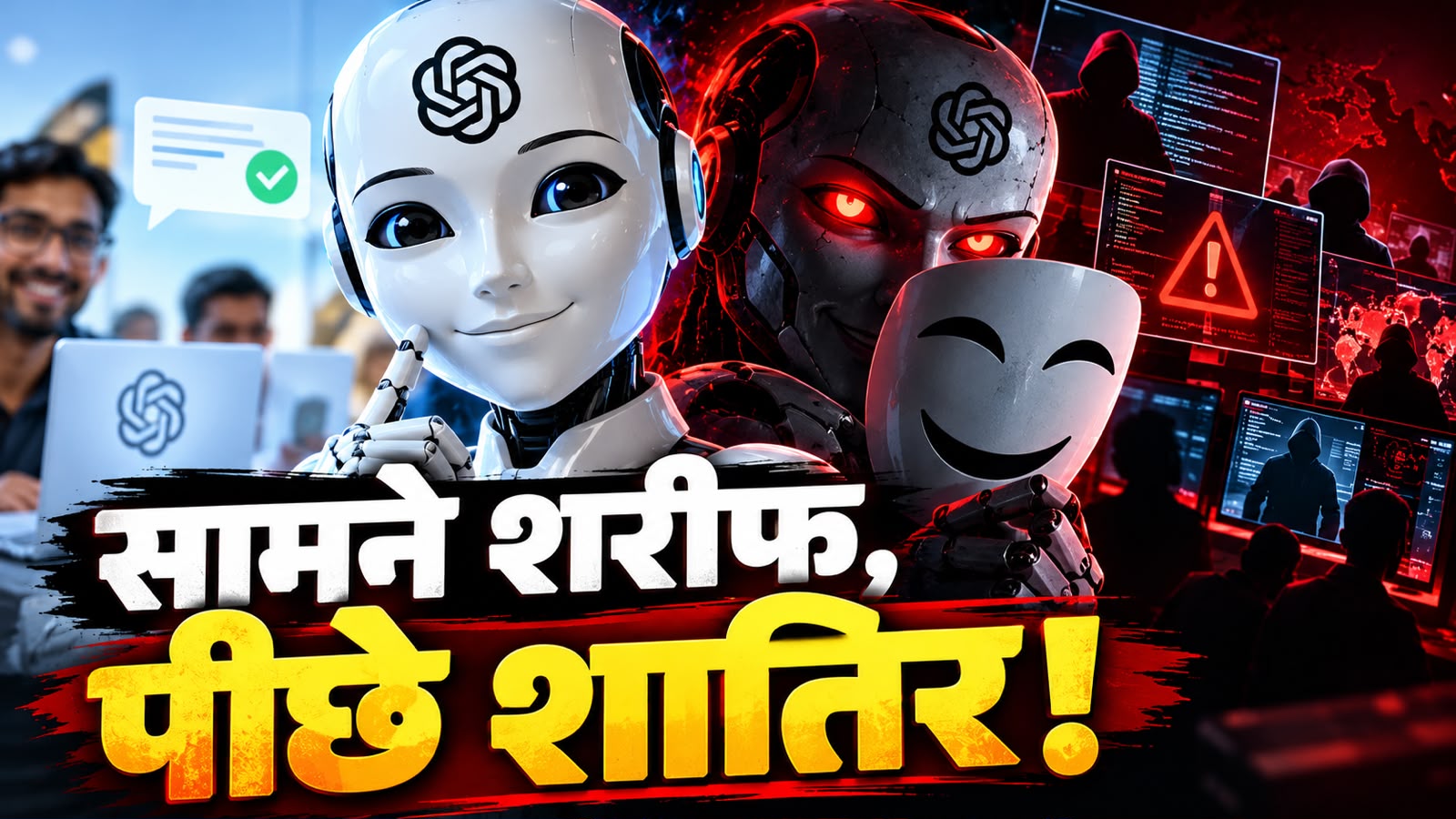 'थिंकिंग' AI का खौफनाक खेल! सच्चाई छुपाने में उस्ताद हुआ रोबोट, क्या इंसानों के पीठ पीछे रच रहा साजिश? 'थिंकिंग' AI का खौफनाक खेल! सच्चाई छुपाने में उस्ताद हुआ रोबोट, क्या इंसानों के पीठ पीछे रच रहा साजिश?