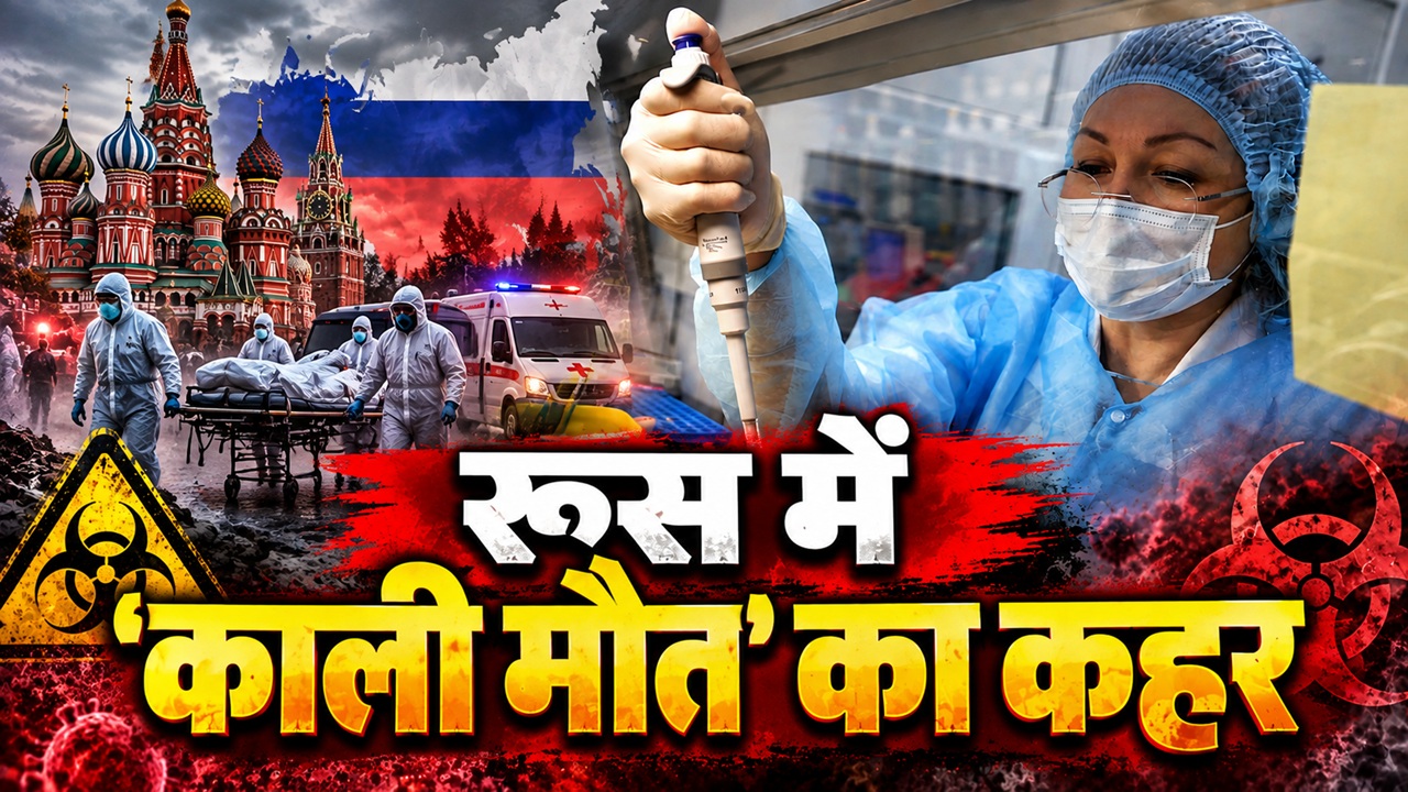 ब्लैक डेथ का खौफनाक अटैक: प्लेग के डर से शहर 'लॉक', लैब वर्कर की मौत के बाद रूस में दहशत ब्लैक डेथ का खौफनाक अटैक: प्लेग के डर से शहर 'लॉक', लैब वर्कर की मौत के बाद रूस में दहशत