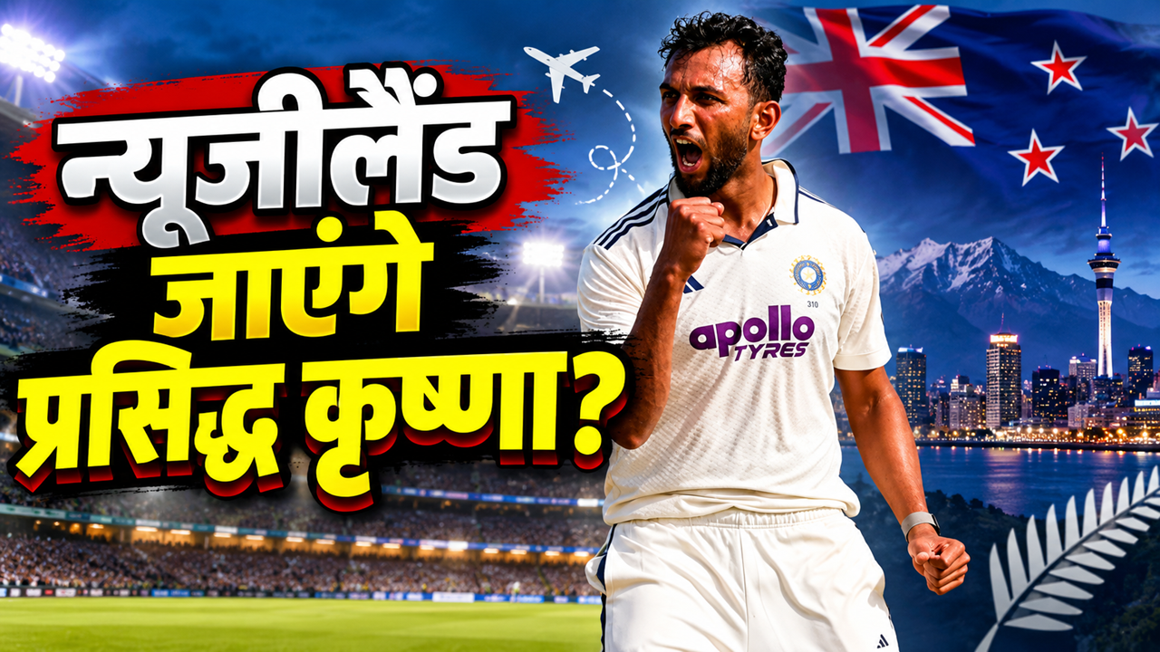 India Tour of New Zealand: चोट के बावजूद न्यूजीलैंड दौरे पर जाएंगे प्रसिद्ध कृष्णा? BCCI ले सकता है बड़ा फैसला India Tour of New Zealand: चोट के बावजूद न्यूजीलैंड दौरे पर जाएंगे प्रसिद्ध कृष्णा? BCCI ले सकता है बड़ा फैसला