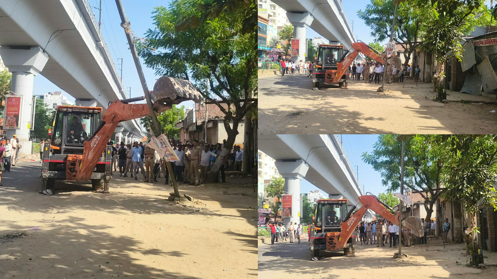 बुलडोजर की गड़गड़ाहट से कांपा जयपुर: एक झटके में जमींदोज होने जा रहे हैं 244 अवैध निर्माण, भारी पुलिस बल तैनात बुलडोजर की गड़गड़ाहट से कांपा जयपुर: एक झटके में जमींदोज होने जा रहे हैं 244 अवैध निर्माण, भारी पुलिस बल तैनात