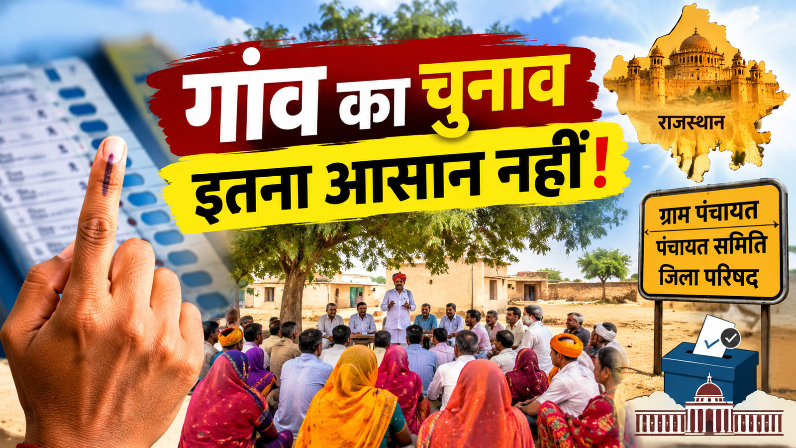 Explainer: राजस्थान से शुरू हुई थी गांव की सत्ता! जानिए पंचायती राज की पूरी कहानी, कैसे चुने जाते हैं सरपंच से जिला प्रमुख तक Explainer: राजस्थान से शुरू हुई थी गांव की सत्ता! जानिए पंचायती राज की पूरी कहानी, कैसे चुने जाते हैं सरपंच से जिला प्रमुख तक
