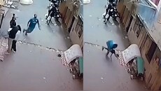 एक सेकंड की देरी होती तो... बालकनी से नीचे गिरते बच्चे को युवक ने हवा में किया कैच; Video देख कांप जाएगी रूह