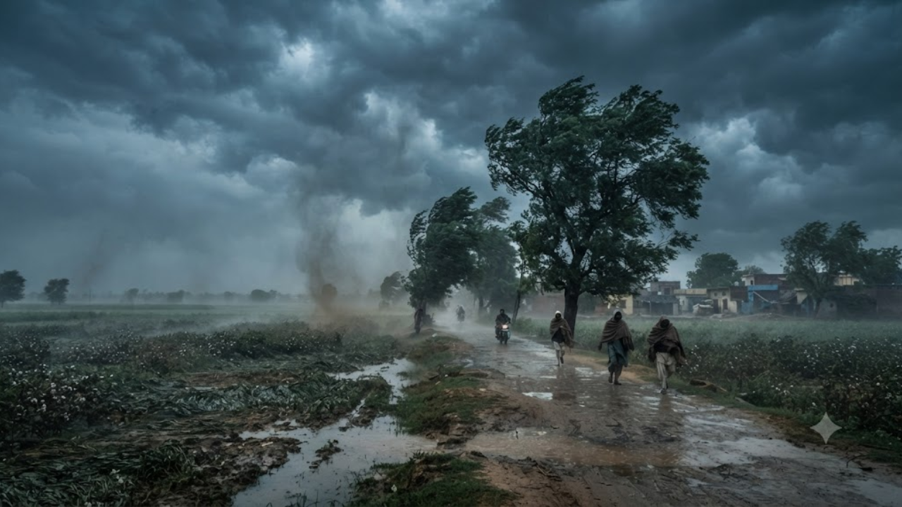 Haryana में 7 अक्टूबर से इतने दिन तक तेज आंधी-बारिश का अलर्ट, गिरेगा तापमान; जानें IMD का नया अपडेट Haryana में 7 अक्टूबर से इतने दिन तक तेज आंधी-बारिश का अलर्ट, गिरेगा तापमान; जानें IMD का नया अपडेट