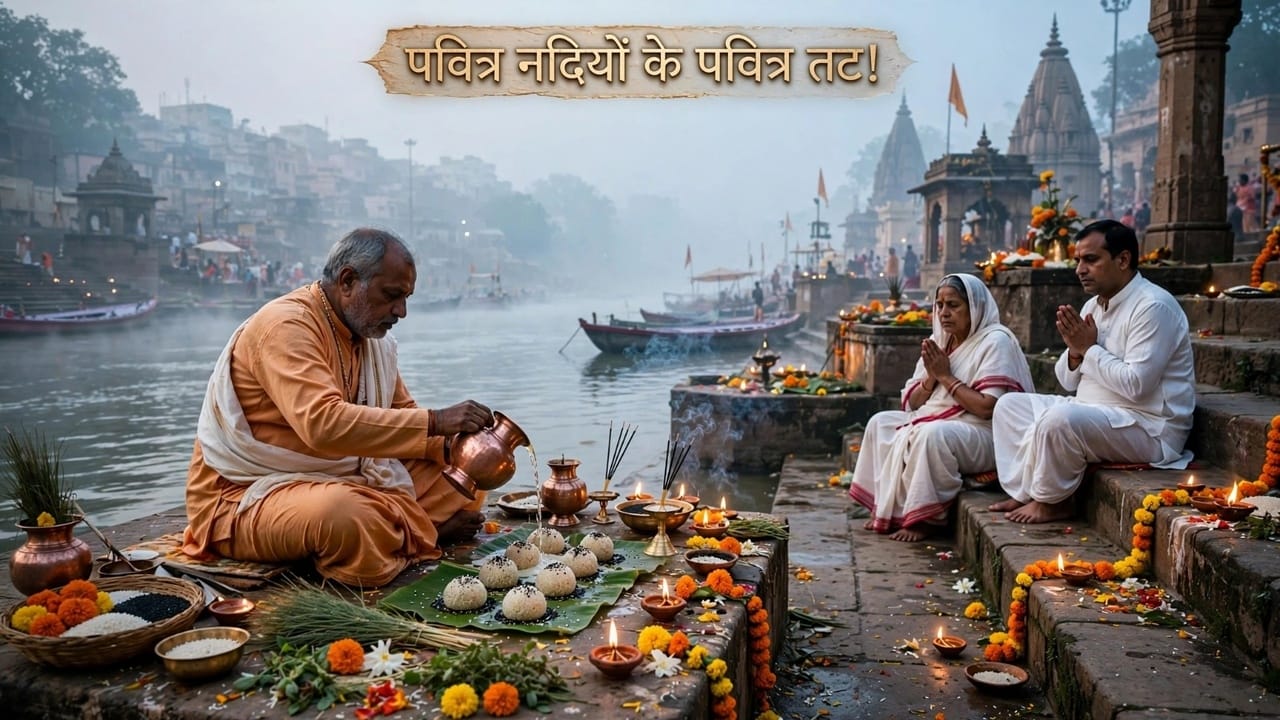 Pitru Paksha 2026: ये हैं वो नदियां जिनके तट पर श्राद्ध करने से 7 पीढ़ियों के पितर होते हैं तृप्त, खुलता है मोक्ष का द्वार! Pitru Paksha 2026: ये हैं वो नदियां जिनके तट पर श्राद्ध करने से 7 पीढ़ियों के पितर होते हैं तृप्त, खुलता है मोक्ष का द्वार!