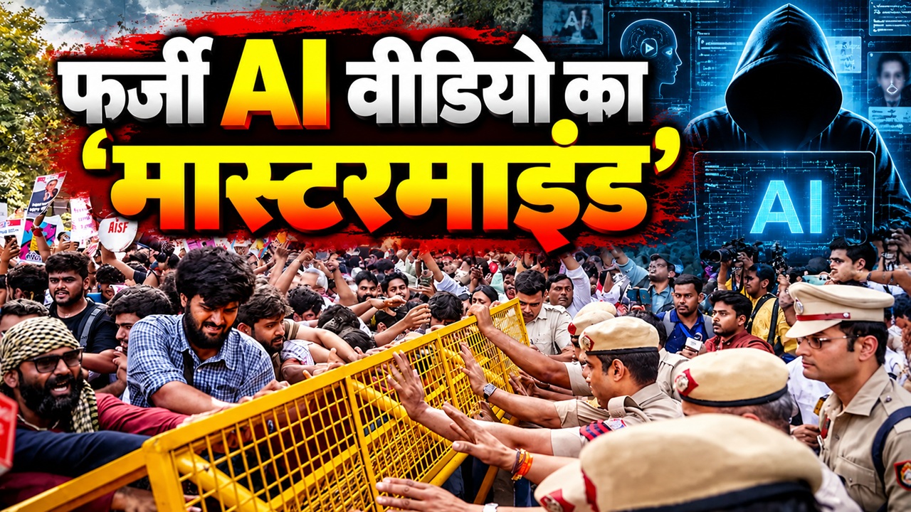 छेड़छाड़ का वीडियो निकला AI एजेंडा: अब चलेगा पुलिस का डंडा, अराजकता फैलाने का प्लान फेल; 24000 फॉलोअर्स वाला यूट्यूबर नदीम जाएगा जेल छेड़छाड़ का वीडियो निकला AI एजेंडा: अब चलेगा पुलिस का डंडा, अराजकता फैलाने का प्लान फेल; 24000 फॉलोअर्स वाला यूट्यूबर नदीम जाएगा जेल