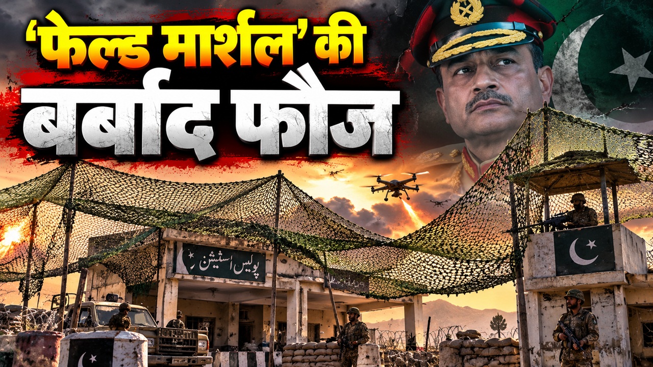 मुनीर घबराया, सेना में दहशत का साया; ड्रोन के खौफ से चेकपोस्ट पर 'मछली का जाल' बिछाया मुनीर घबराया, सेना में दहशत का साया; ड्रोन के खौफ से चेकपोस्ट पर 'मछली का जाल' बिछाया
