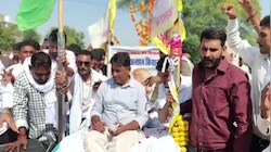 नरेश मीणा का अनशन 5वें दिन भी जारी: किसानों के साथ जयपुर कूच, टोंक में जुटा काफिला
