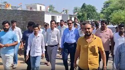 BJP छोड़ कांग्रेस में शामिल हुए कार्यकर्ता के मकान पर PWD की कार्रवाई: JCB पहुंचने की सूचना पर जुटे ग्रामीण