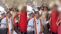 VIDEO: कांग्रेस MLA की शर्मनाक हरकत, चलती बस में छात्रा को गलत तरीके से छुआ, मचा बवाल