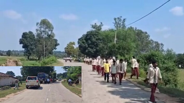नारे लगाते चलते रहे छात्र, पीछे पीछे भागते रहे अधिकारी...Gen Alpha के पैदल मार्च ने बढ़ाई प्रशासन की टेंशन, बोले-कलेक्टर से करेंगे बात