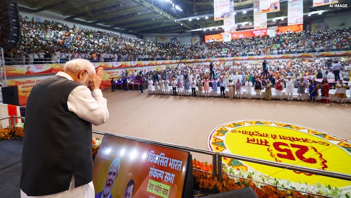 25 साल की जनसेवा, 2047 का मिशन: PM मोदी ने दिया 'We Will Do It' का मंत्र, BJP ने दिखाया 'ब्रैंड मोदी' का दम