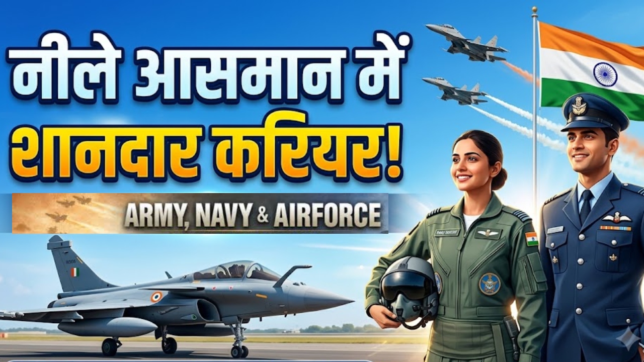 Indian Air Force Career: वायुसेना में कैसे मिलेगी नौकरी? NDA, AFCAT और CDS से एंट्री तक की पूरी डिटेल्स Indian Air Force Career: वायुसेना में कैसे मिलेगी नौकरी? NDA, AFCAT और CDS से एंट्री तक की पूरी डिटेल्स